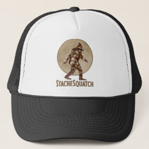 STACHESQUATCH I Schnurrbart, wenn Sie mein Squatch Truckerkappe