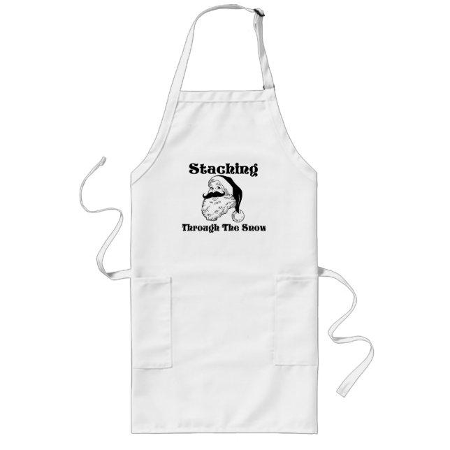 Staching durch den Schnee Sankt Lange Schürze (Vorne)