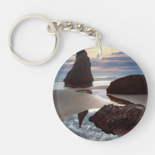 Stack marin en forme d'épine Face Rock Wayside,