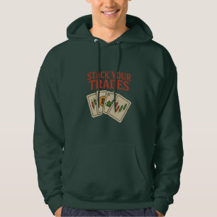 Stack Your Trades Hoodie – Krypto & Aktien