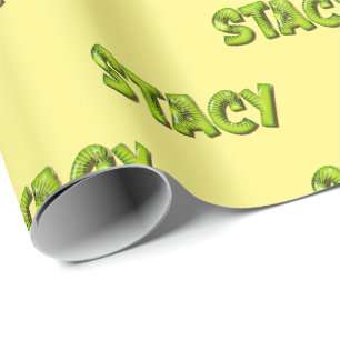 Stacy Kiwi Fruit Geschenk papier Geschenkpapier