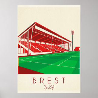 Stade Brestois 29 - Ty-Zef, der bretonische Stolz Poster
