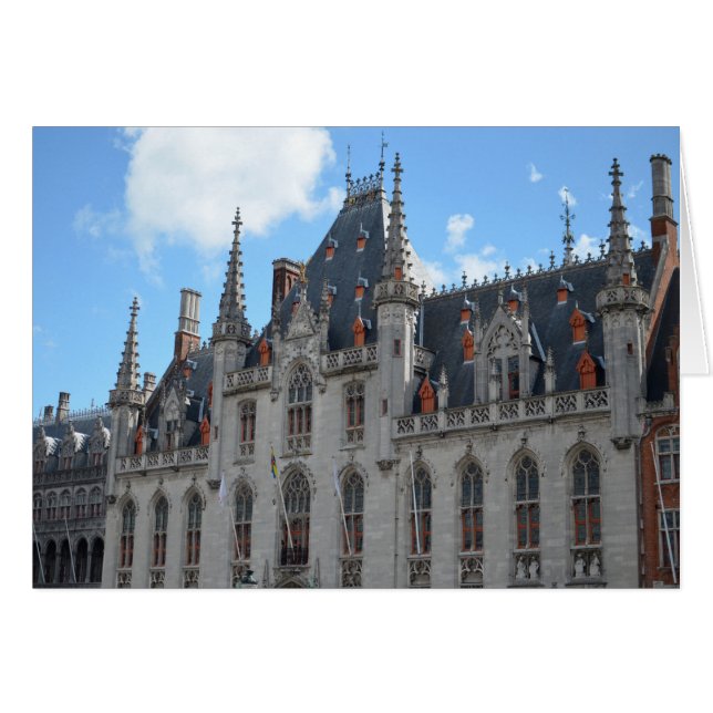 Stadhuis Bruges Belgique Fairytale Photographie (Devant horizontal)
