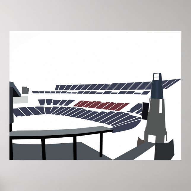 Stadion Gillette Poster (Vorne)