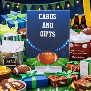 Stadionbeleuchtung  Fußballkarten & Geschenke Sockelschild