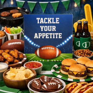 Stadium Lights Football bringt deinen Appetit auf Sockelschild