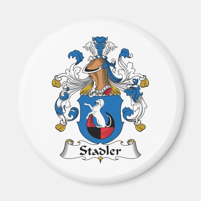 Stadler Familienwappen Magnet (Vorne)