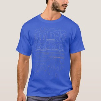 Stadt 24 Graue Freunde T-Shirt