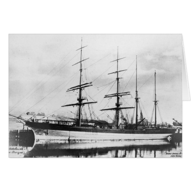 Stadt Adelaide Clipper Schiff 2 1800 (Vorderseite (Horizontal))