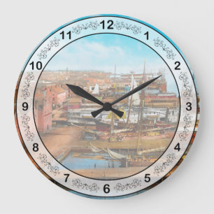Stadt - Alexandria VA - Ein Blick von der Pioneer Große Wanduhr