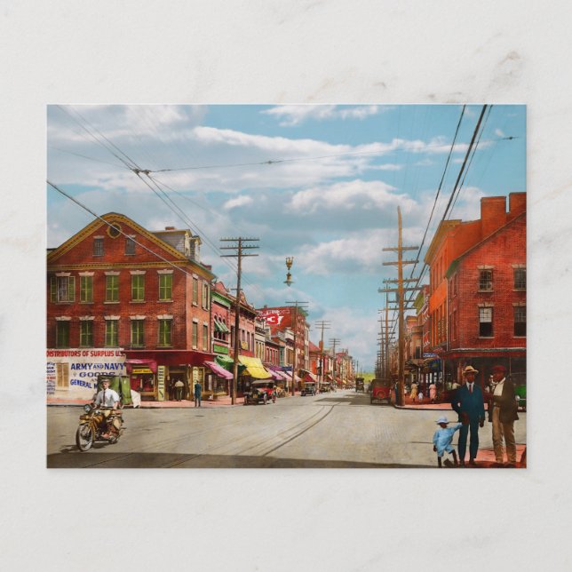 Stadt - Alexandria VA - Gefallen für einen König v Postkarte (Vorderseite)