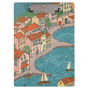 Stadt am Meer Klemmbrett