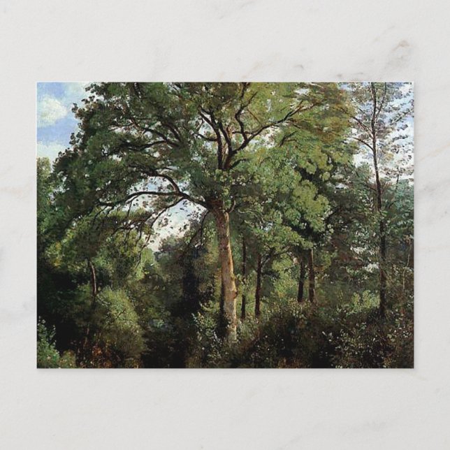 Stadt am Rande von Jean-Baptiste Camille Corot Postkarte (Vorderseite)