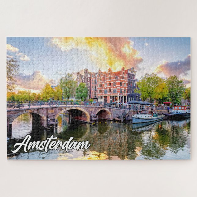 Stadt Amsterdam, Niederlande (Horizontal)