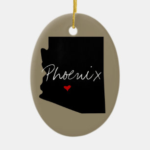 Stadt Arizona Keramikornament