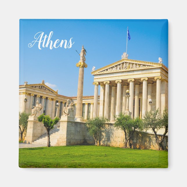 Stadt Athen, Griechenland Magnet (Vorne)