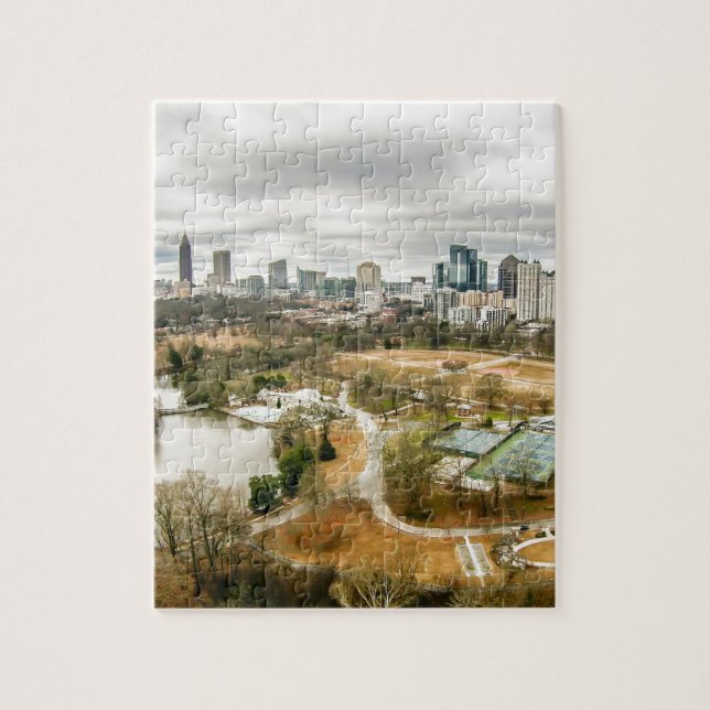 Stadt Atlanta georgia Skyline-Luft (Vertikal)