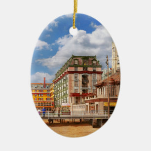Stadt - Atlantic City, NJ - The Dennis Hotel 1908 Keramik Ornament
