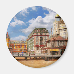 Stadt - Atlantic City, NJ - The Dennis Hotel 1908 Magnet