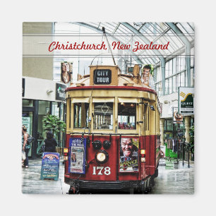 Stadt-Ausflug-Tram Christchurch, Neuseeland Magnet