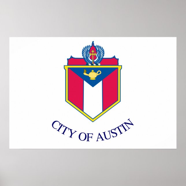 Stadt Austin (Texas) Poster (Vorne)