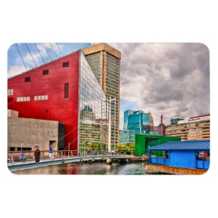 Stadt - Baltimore MD - Hafen - Stadt der Zukunft Magnet
