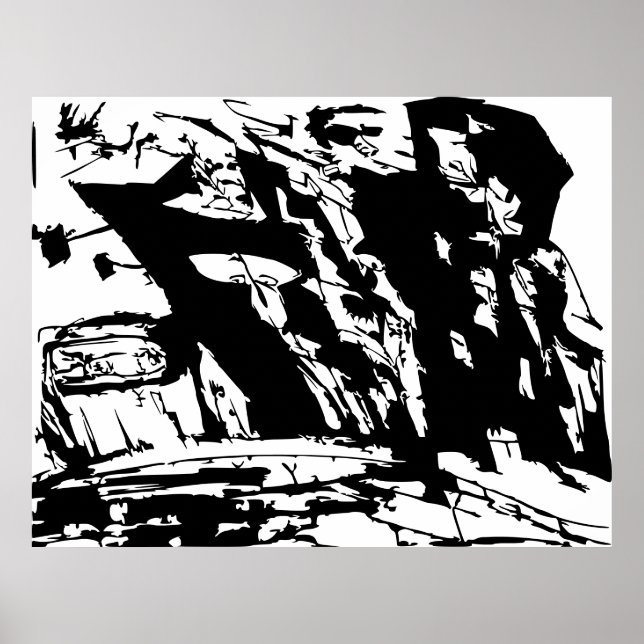 STADT BLACKOUT POSTER (Vorne)
