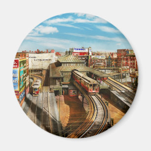 Stadt - Boston MA - Dudley Street Station 1904 Magnet