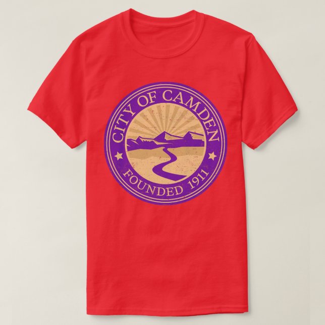 Stadt Camden Worn RxTp T-Shirt (Design vorne)