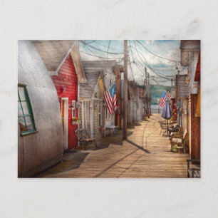 Stadt - Canandaigua, NY - Stadt Shanty Postkarte