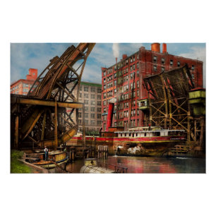 Stadt - Chicago IL - Jacked up 1907 Poster