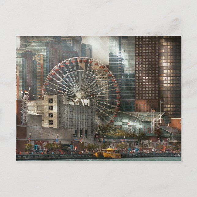 Stadt - Chicago, IL - Luftdruck Postkarte (Vorderseite)