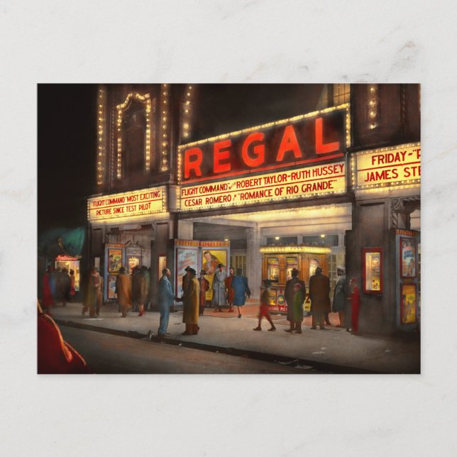 Stadt - Chicago IL - Nachtleben im Regal Theater Postkarte (Vorderseite)