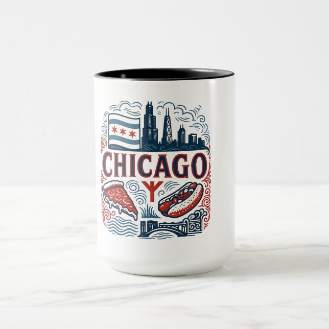 Stadt Chicago Tasse (Zentrum)
