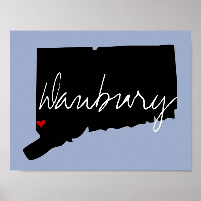Stadt Connecticut Poster (Vorne)