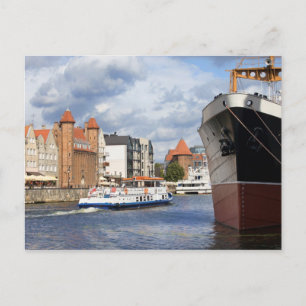 Stadt Danzig in Polen Postkarte