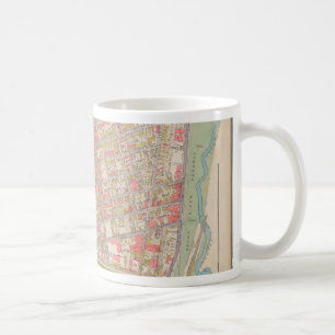 Stadt der Bronx-Karte Kaffeetasse
