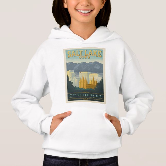 Stadt der Heiligen | Salt Lake City, Utah Hoodie (Vorderseite)