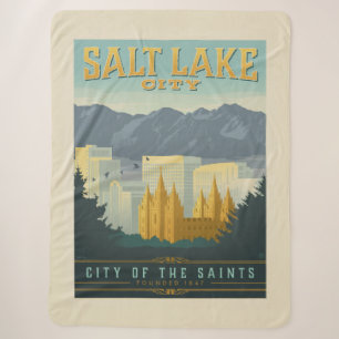 Stadt der Heiligen   Salt Lake City, Utah Sherpadecke