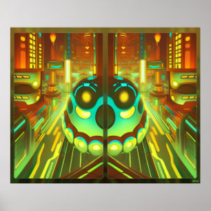 Stadt der Monstrocity Poster