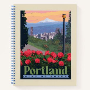 Stadt der Rose   Portland, Oregon Notizbuch