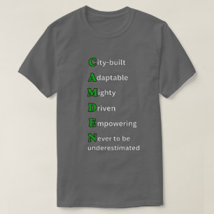 STADT DER TRÄUME Motivational Grün CAMDEN Unisex T-Shirt