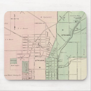 Stadt des Mineral Point und Dorf Dodgeville Mousepad