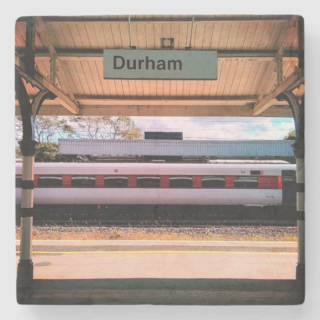 Stadt Durham Steinuntersetzer (Vorderseite)