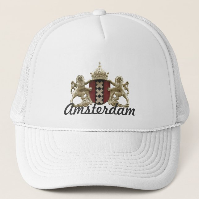 Stadt-Emblem-Kappe Amsterdams xxx Truckerkappe (Vorderseite)
