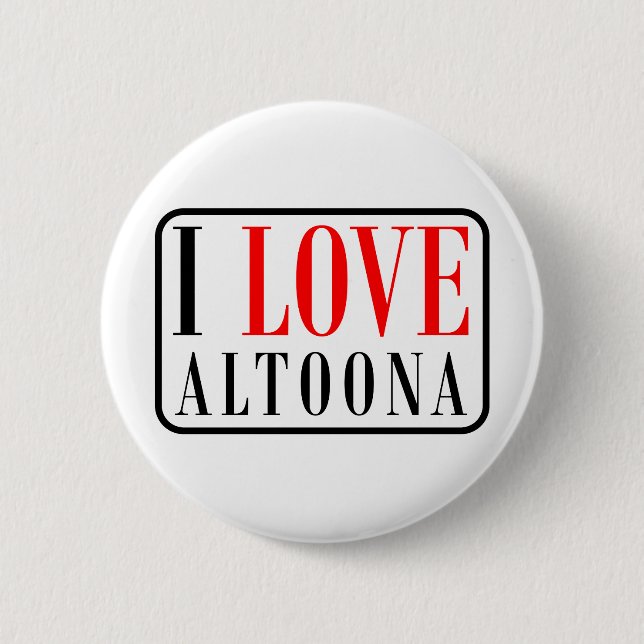 Stadt-Entwurf Altoonas, Alabama Button (Vorderseite)