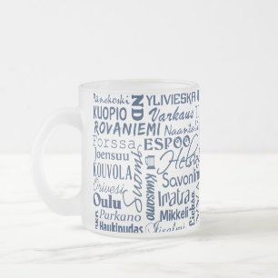 Stadt Finnland - Stil wählen Mattglastasse