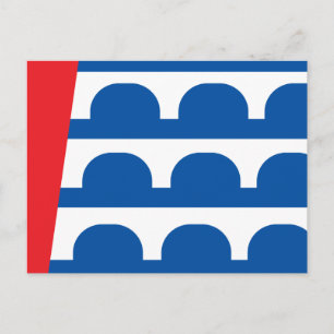 Stadt-Flagge des Des Moines Postkarte