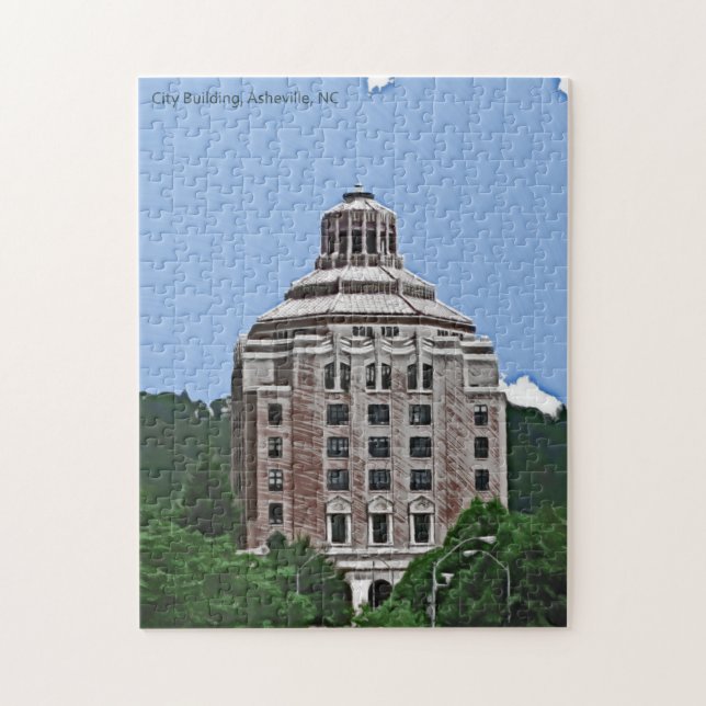 Stadt-Gebäude, Asheville, NC (Vertikal)