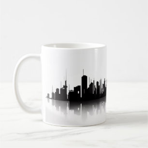 Stadt Gebäude Kaffeetasse